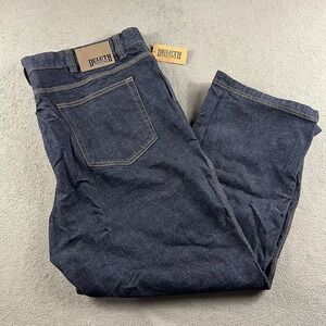 New Duluth Trading Flex Ballroom Jeans Mens 46x30 Blue Denim Dark